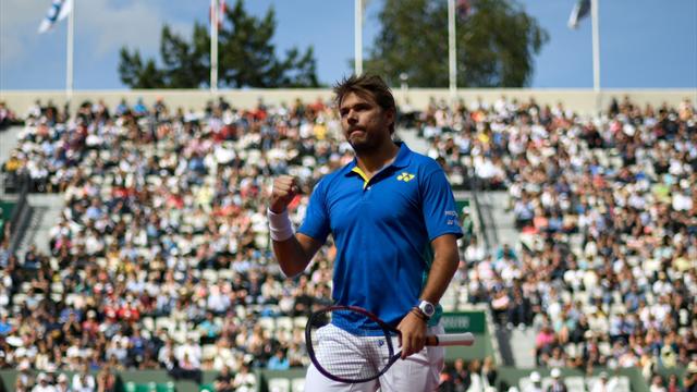 Pour la troisième fois de suite, Wawrinka est en demie