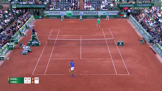 Match Roland Garros Aujourd Hui Chaine VIDEO - Roland-Garros : La balle de match entre Rafael Nadal et Dominic