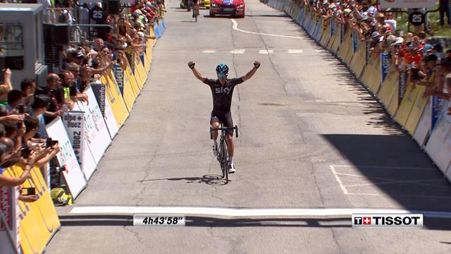 Dauphiné, Aosta-Alpe d'Huez: Así fue la llegada a meta de Peter Kennaugh Dauphiné, Aosta-Alpe d'Huez: Así fue la llegada a meta de Peter Kennaugh