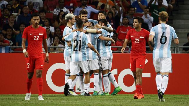 Slick Argentina hit Singapore for six