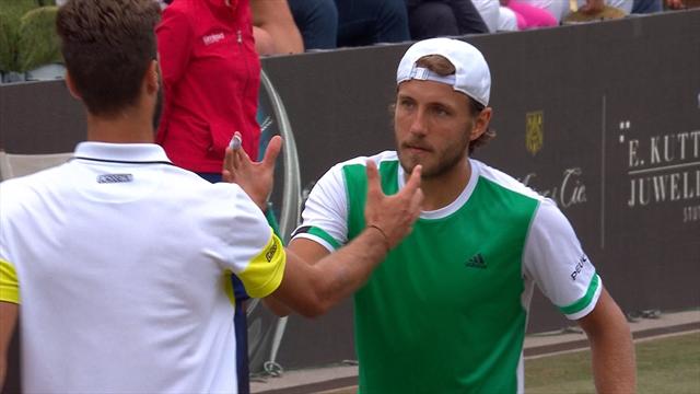 Les Français ont régalé le public : les temps forts de la victoire de Pouille face à Paire Les Français ont régalé le public : les temps forts de la victoire de Pouille face à Paire