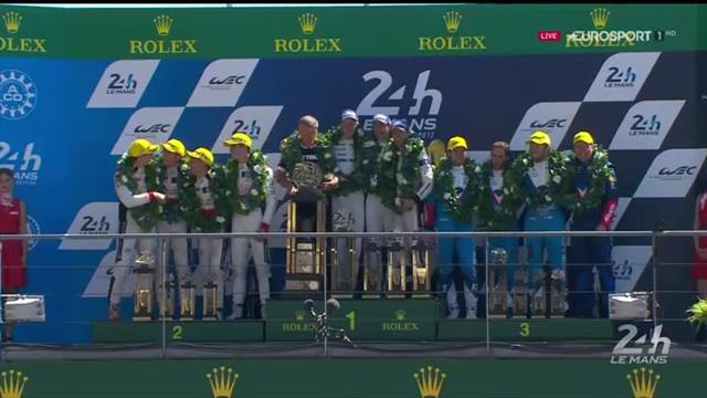 24 Horas de Le Mans: El podio final que agranda la leyenda de Porsche 24 Horas de Le Mans: El podio final que agranda la leyenda de Porsche
