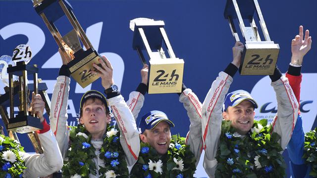 Le Mans 24 Saat'te Porsche'den üst üste 3. zafer