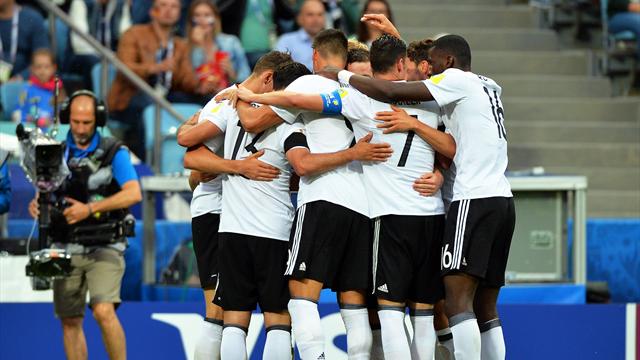 Copa Confederaciones, Australia-Alemania: Sufrido triunfo de la Campeona del Mundo (2-3)