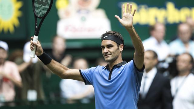ATP Halle 2017, Roger Federer-Florian Mayer: A semis sin apuros 6-3 y 6-4