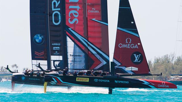 New Zealand pedal their way to brink of America's Cup victory