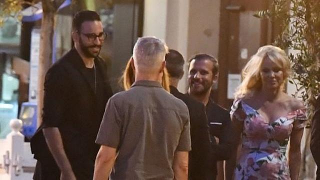 Рами провел вечер в компании Памелы Андерсон