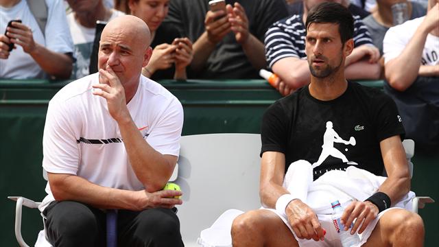 Agassi rompe con Djokovic Agassi rompe con Djokovic