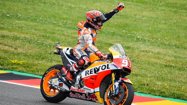 Almanya'da kazanan Marquez