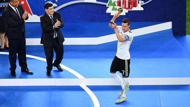 Draxler élu Ballon d'or du tournoi