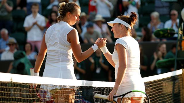 Halep ve Svitolina üçüncü turda, Kvitova veda etti