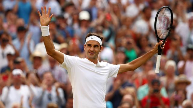 Federer a aimé son match contre Dimitrov : "J'ai joué à un niveau sensationnel"