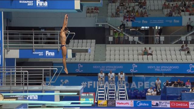 'Oh no...he's gone in feet first' A series of diving disasters from the World Championships 'Oh no...he's gone in feet first' A series of diving disasters from the World Championships