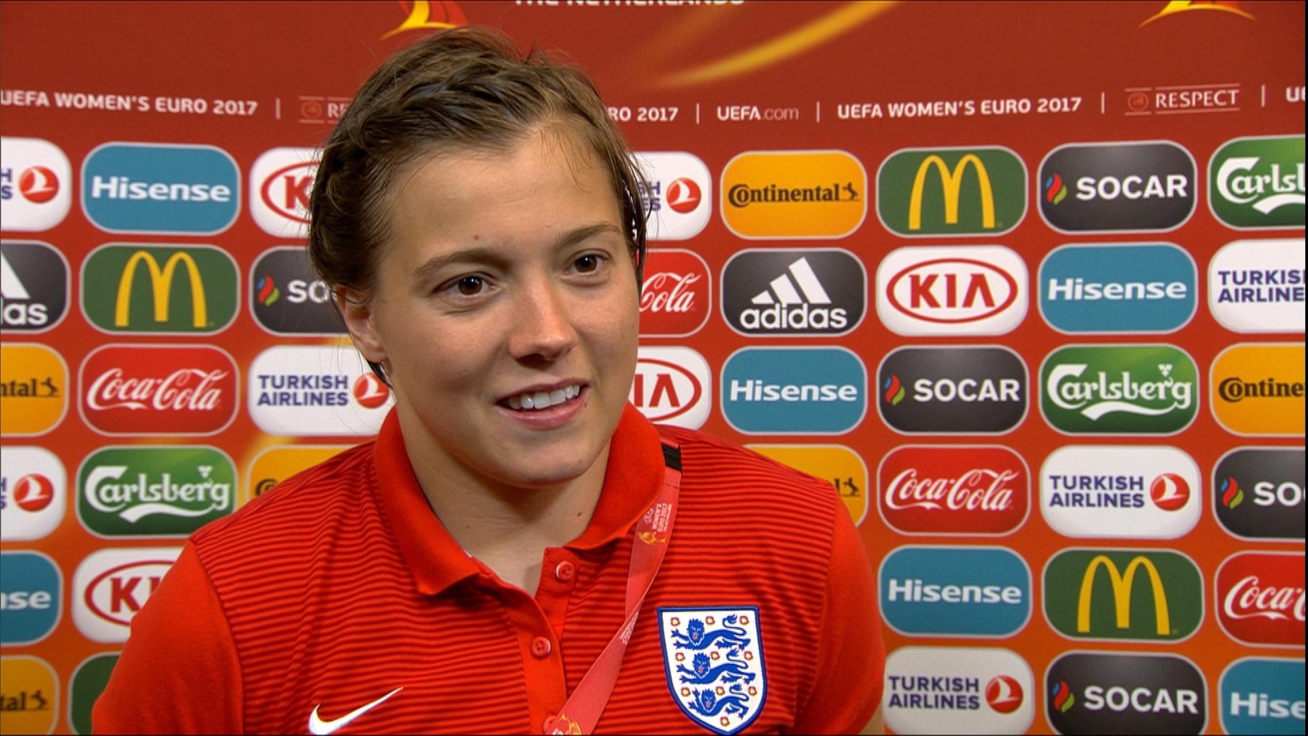 Fran Kirby interview after England's win over Spain Football video