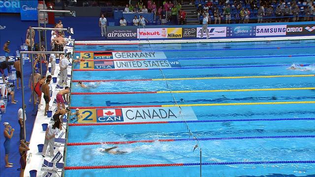 USA set new world record in 4x100m Mixed Medley USA set new world record in 4x100m Mixed Medley