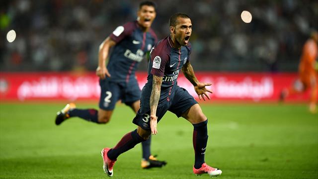 Dani Alves si prende subito il PSG: gol e assist nel 2-1 al Monaco, aspettando Neymar...