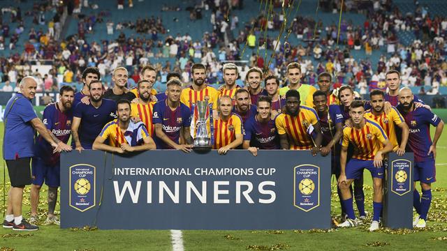 International Champions Cup: El Barça, campeón; y Piqué, MVP