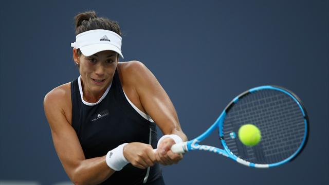 Muguruza cruises, Kvitova eliminated at Stanford Classic