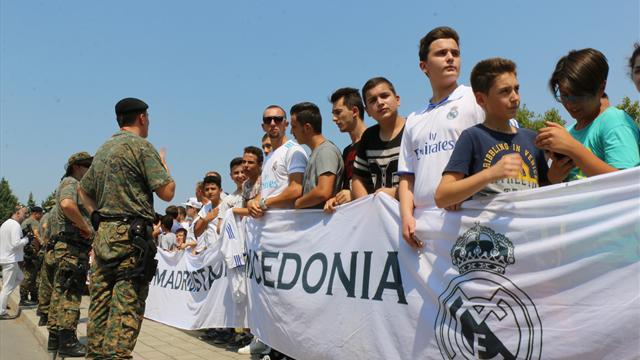 Real Madrid ve Manchester United, Üsküp'te
