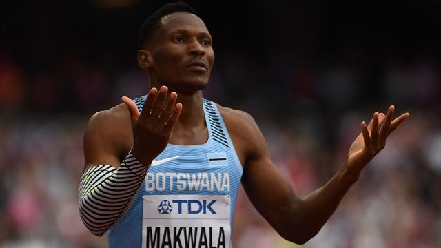 Malade, Makwala est forfait pour la finale du 400m