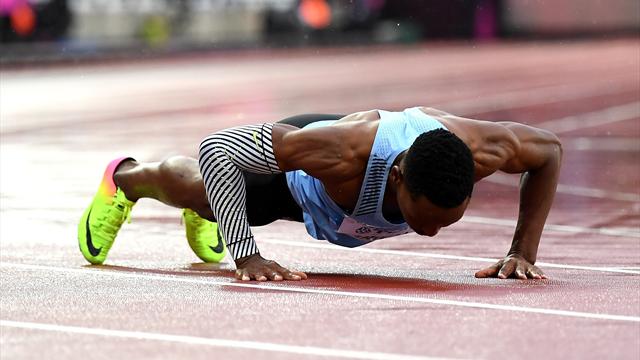 Seul en piste, Makwala a claqué un 20"20 sur 200m... et quelques pompes Seul en piste, Makwala a claqué un 20"20 sur 200m... et quelques pompes
