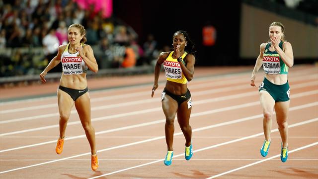 Hauchdünn: Haase verpasst Finale über 200 m