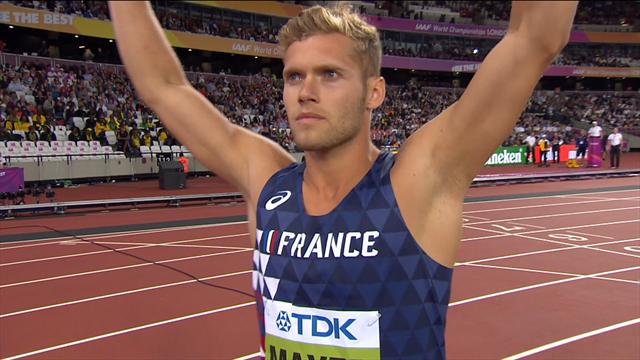 Sur 400m, Mayer a fini sa journée comme il l'avait commencée : par un record personnel Sur 400m, Mayer a fini sa journée comme il l'avait commencée : par un record personnel