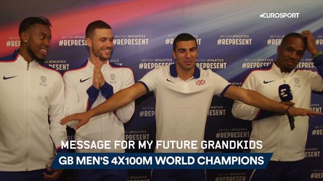 Men's 4x100m relay champions: A message for my future grandkids Men's 4x100m relay champions: A message for my future grandkids