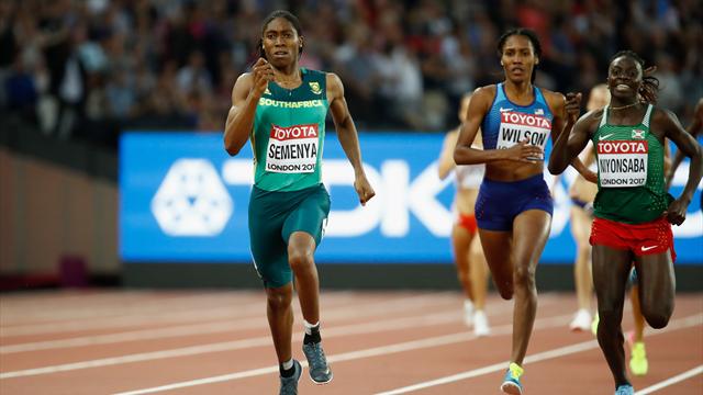 Semenya retrouve son titre mondial du 800 m