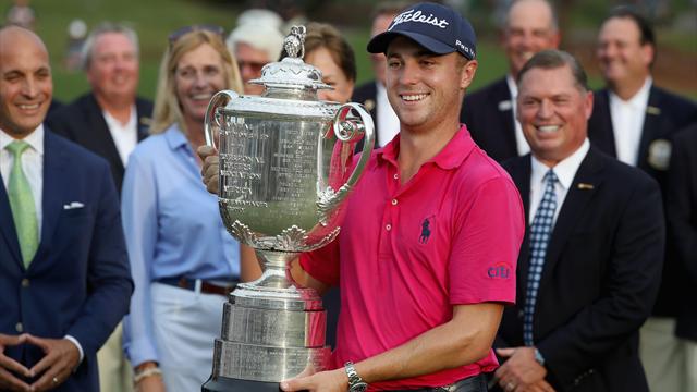 Première majeure pour Justin Thomas, déception pour Spieth