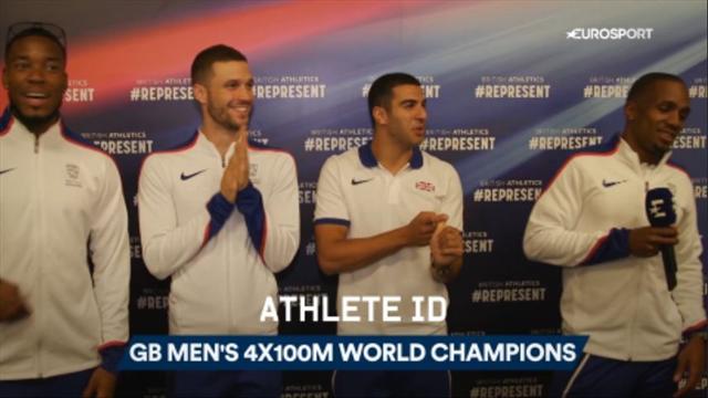 Athlete ID: Britain's 4x100m world champions answer our crazy questions Athlete ID: Britain's 4x100m world champions answer our crazy questions