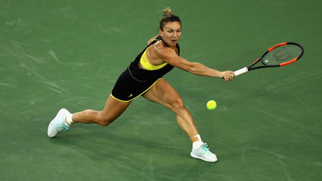 Halep loupe la place de N.1 d'un souffle, Muguruza remonte sur le podium