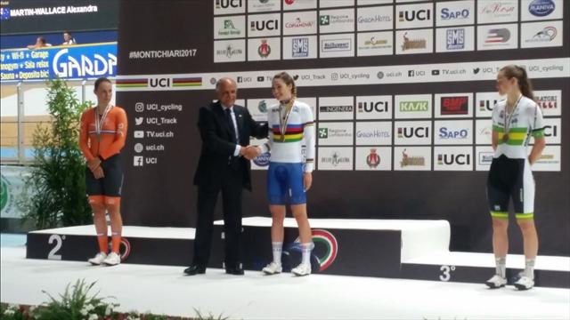 Mondiali juniores ciclismo su pista: Martina Fidanza oro nello scratch