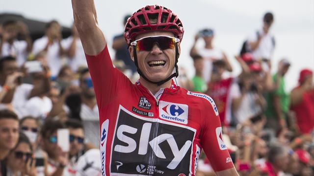 Le final de la 9e étape : Froome a enfin levé les bras cette saison, et il a mis la manière Le final de la 9e étape : Froome a enfin levé les bras cette saison, et il a mis la manière