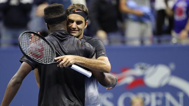 Federer outlasts teenager Tiafoe in five-set epic