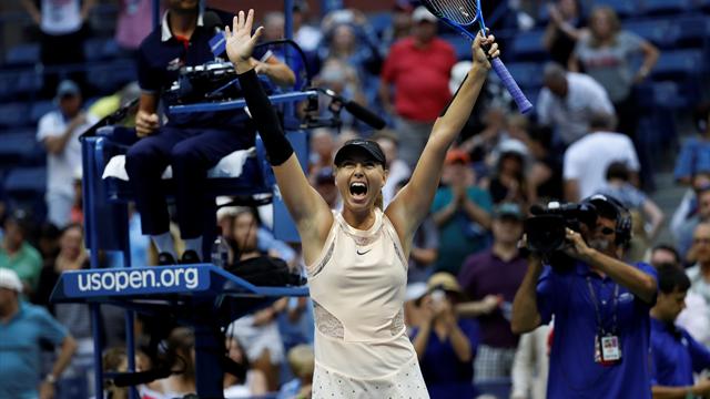 Sharapova digs deep to beat Babos in three sets