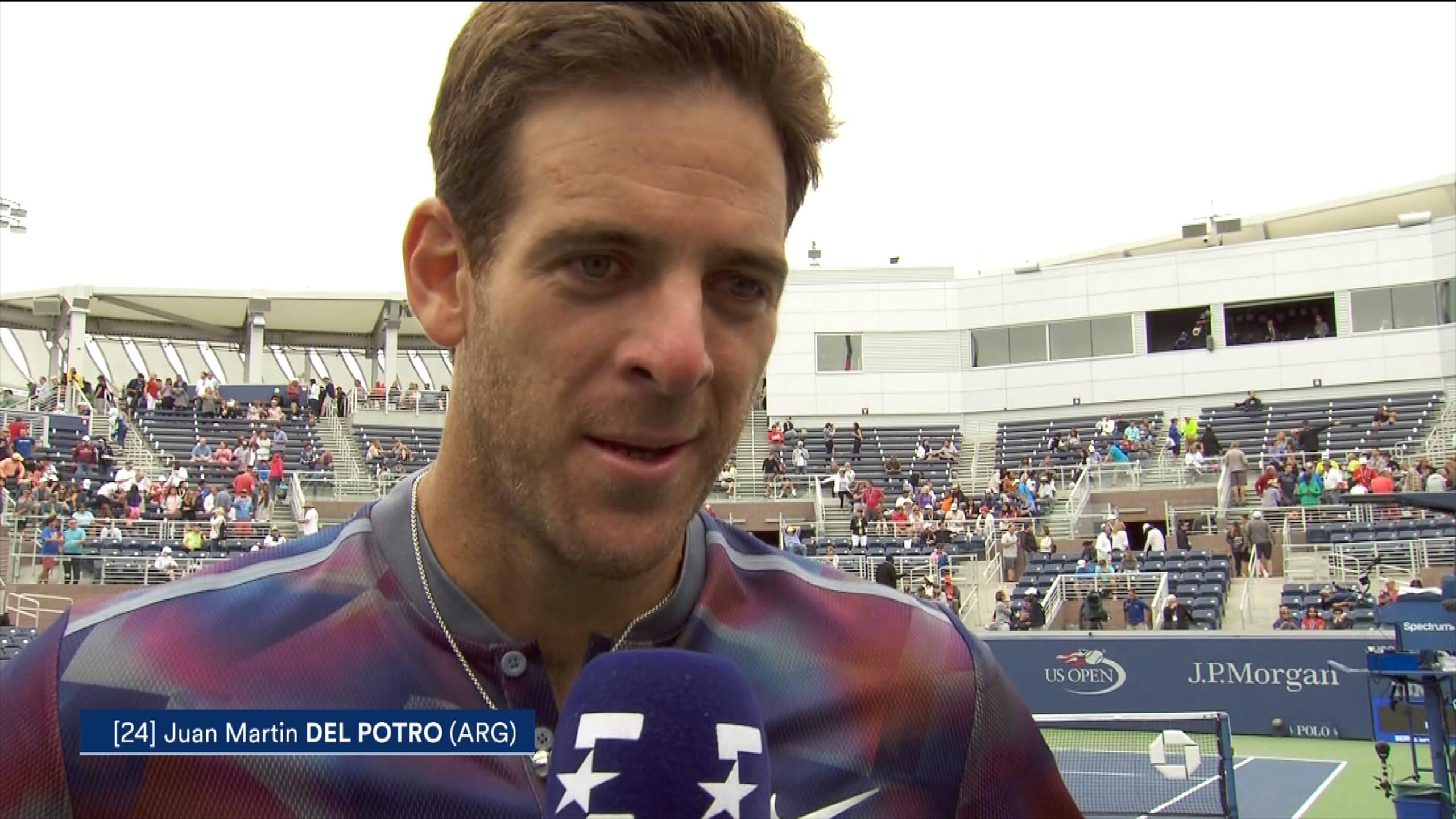 Juan Martin Del Potro Im Interview Bei Den US Open In New York Tennis