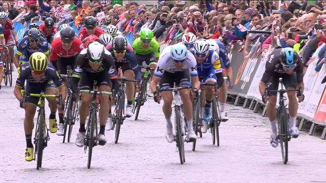 Tour de Gran Bretaña: Caleb Ewan gana la primera etapa y es el primer líder Tour de Gran Bretaña: Caleb Ewan gana la primera etapa y es el primer líder