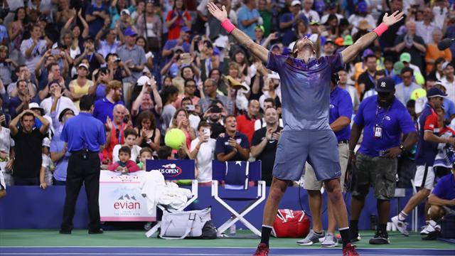 Del Potro : "J'ai pris toute l'énergie du public pour penser à me battre"