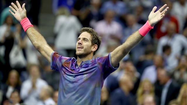 Del Potro met Federer au tapis