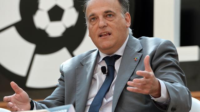 Javier Tebas sigue "siendo optimista" sobre la celebración en Miami del partido Girona-Barcelona Javier Tebas sigue "siendo optimista" sobre la celebración en Miami del partido Girona-Barcelona