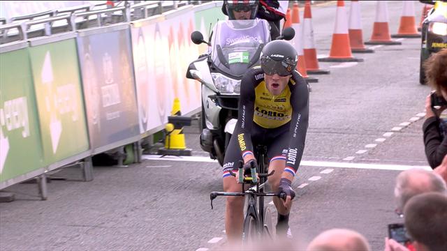Tour de Gran Bretaña: Lars Boom sorprende en la crono, gana y es nuevo líder Tour de Gran Bretaña: Lars Boom sorprende en la crono, gana y es nuevo líder