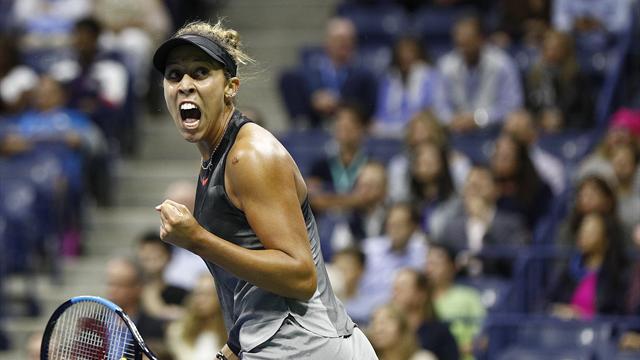 US Open 2017 (semifinales), CoCo Vandeweghe-Madison Keys: No hubo color (1-6 y 2-6)