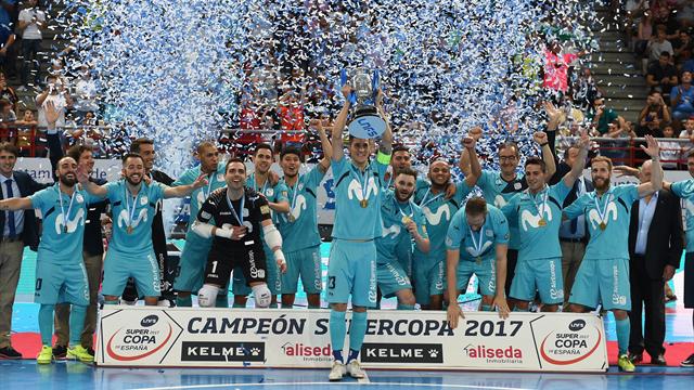 Supercopa LNFS, Movistar Inter-ElPozo Murcia: Invencibles (5-2, Global 10-4) Supercopa LNFS, Movistar Inter-ElPozo Murcia: Invencibles (5-2, Global 10-4)
