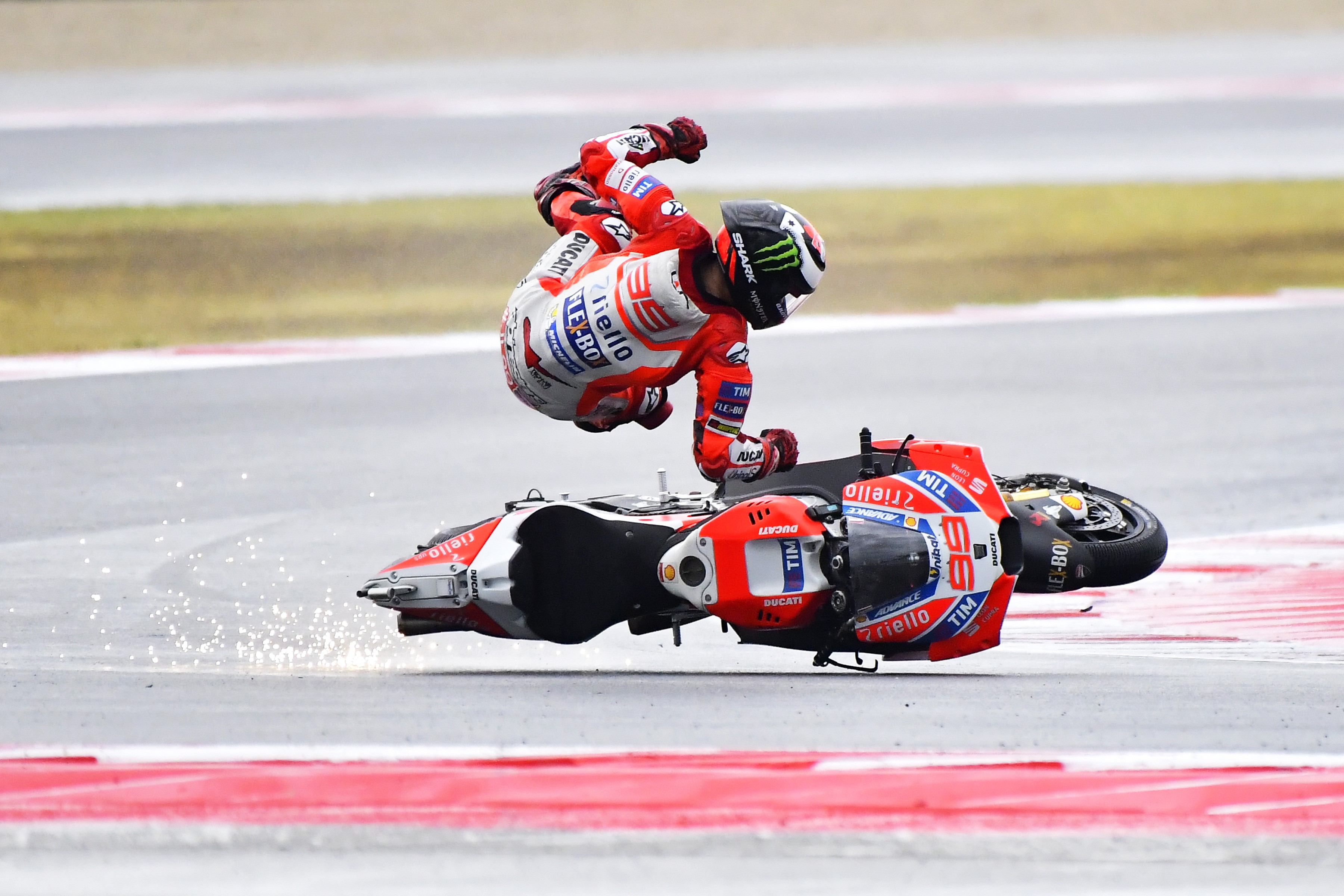 Jorge Lorenzo (Ducati Team) au Grand Prix de Saint-Marin 2017