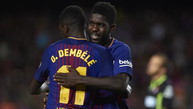 Barcelone: Dembélé de retour à l'entraînement Barcelone: Dembélé de retour à l'entraînement