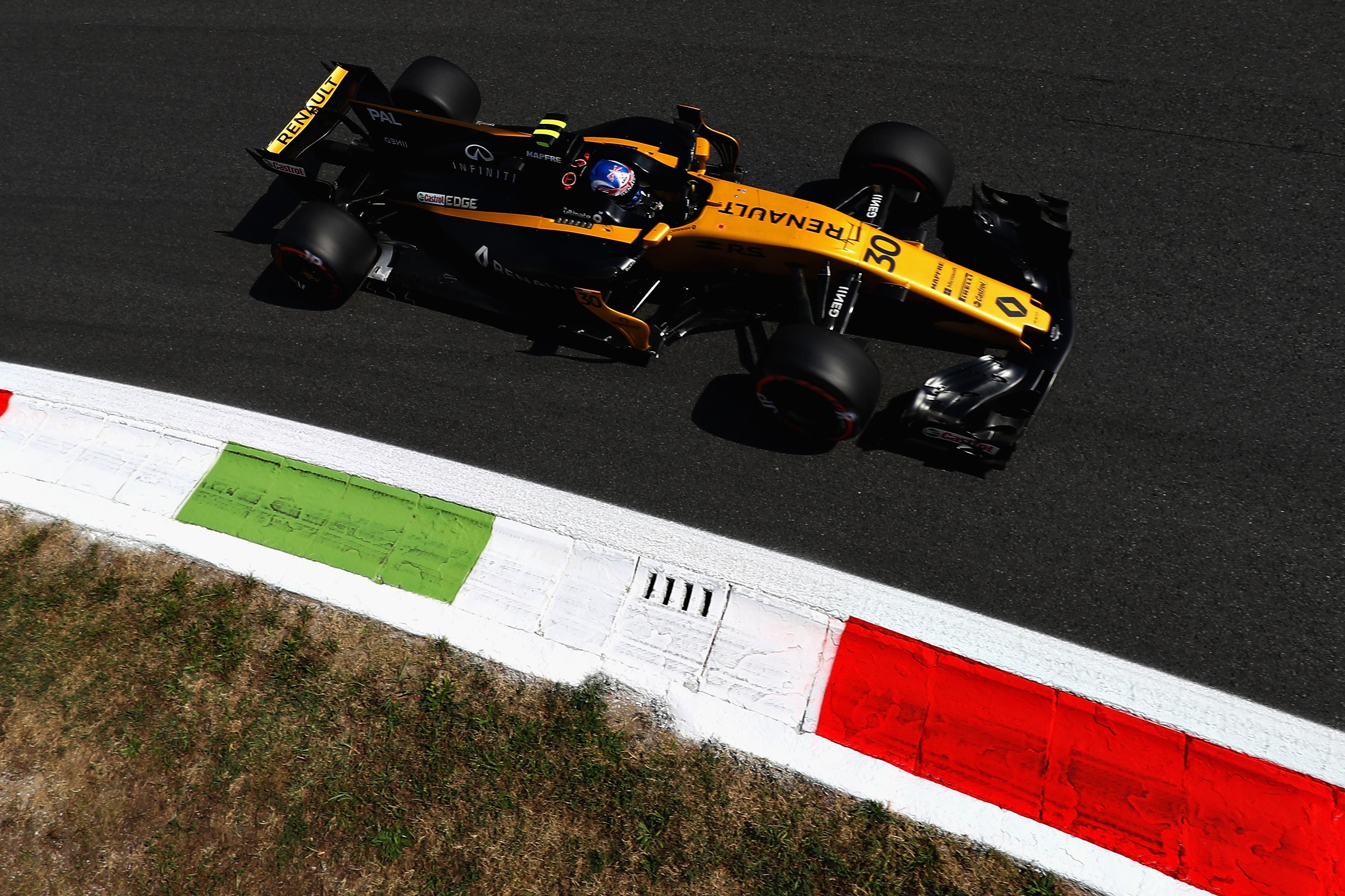 Jolyon Palmer (Renault) au Grand Prix d'Italie 2017