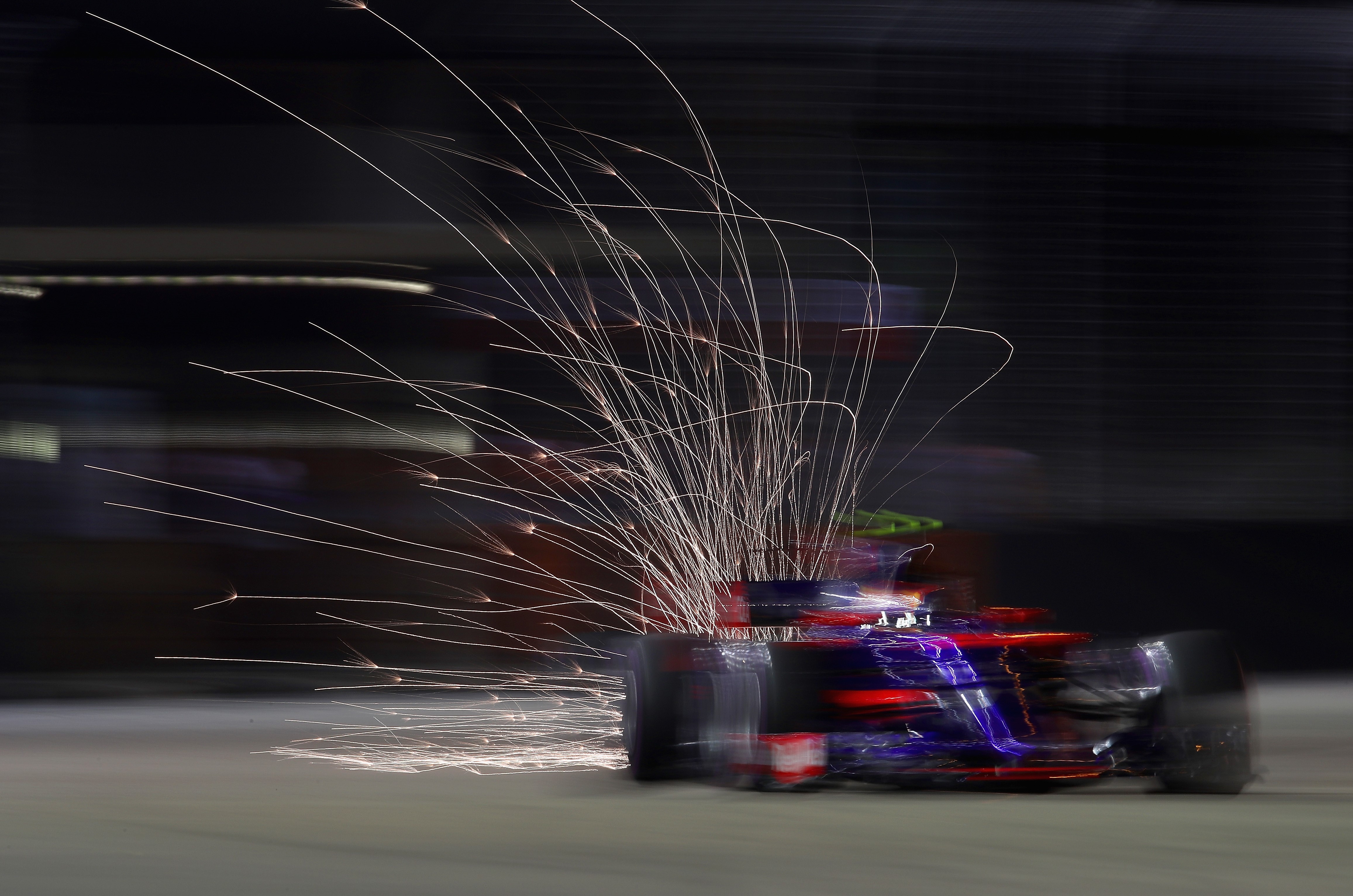 Carlos Sainz (Toro Rosso) au Grand Prix de Singapour 2017