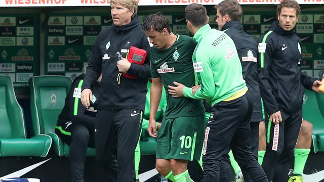 Nach Schlüsselbeinbruch: Werder-Profi Kruse erfolgreich operiert