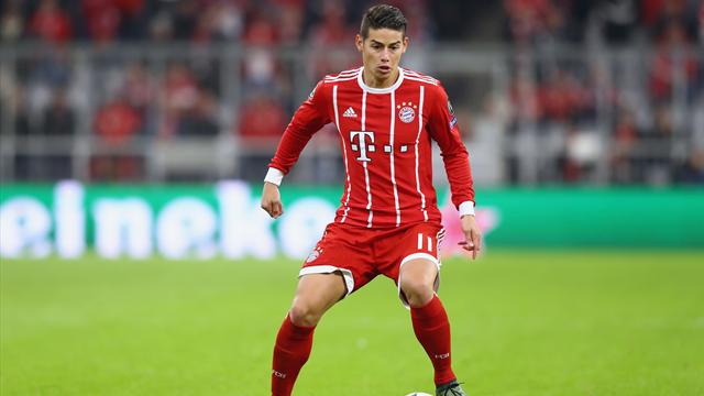 Bundesliga, Schalke 04-Bayern: Primera titularidad de James y primera exhibición (0-3)